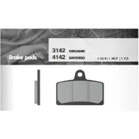 Brenta Moto Pastilhas De Freio Sinterizadas 4142