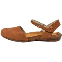 El naturalista para mulher. 2N4122ND0005_023 Sandálias de Couro N412 Wakataua castanho (41), Marrom, 1 a 3cm, Velcro, Casual