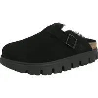 Birkenstock Sapato aberto 'Boston' preto