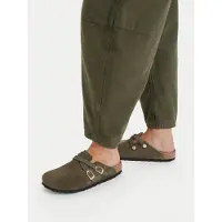 Birkenstock Tamancos Blair mulheres - Cáqui - 37