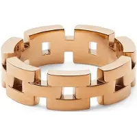 Daniel Wellington Anello 3-Link Placcato Oro Dw0040096 58 Mm — Anello
