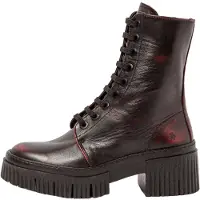 Art para mulher. 1137513F4003_008 Botas de couro 1375 York castanho (36), 3 a 5cm, Cordão, Casual, Grená