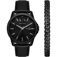 Armani Exchange Set Regalo Leren Braccialetto AX7147Set — Set regalo