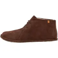 El naturalista unisex. 25672C112005_012 Botins de couro castanho agradável (43), Marrom, Plano, Cordão, Casual