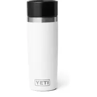 Yeti Rambler Travel Bottle 16oz Commuter Cap, White, garrafa térmica de viagem com tampa de rosca, 473 ml