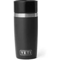 Yeti Rambler Travel Bottle 12oz Commuter Cap, Black, garrafa térmica de viagem com tampa de rosca, 355 ml
