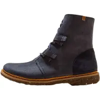 El naturalista para mulher. 254701NF0005_0B0 N5470 Angkor botas de tornozelo de couro da marinha (36), Plano, Cordão, Casual, Marinho