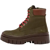 Art para mulher. 119671122003_0G3 Botins em pele 1967 Amberes verde (36), Couro, 1 a 3cm, Zíper, Casual