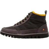 Art para homem. 115851101003_001 Ténis1585 Ontario preto (46), Couro, Plano, Nubuck, Cordão, Casual