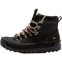 Art unisex. 106151101003_001 Botins em pele 0615 Pleasant Black/ Skyline (40), Couro, Preto, Plano, 1 a 3cm, Cordão, Casual