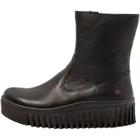 Art para mulher. 115311201003_001 Botins em pele 1531 Brighton preto (39), Couro, 3 a 5cm, Cordão, Zíper, Casual