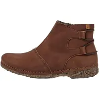 El naturalista para mulher. 2N9171FQ0005_012 Botas de tornozelo em couro N917 Angkor castanho (37), Marrom, Plano, Zíper, Casual