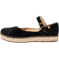 El naturalista para mulher. 2N6791101005_001 Sandálias de couro N679 S preto (40), Plano, Fivela, Casual
