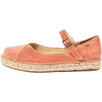 El naturalista para mulher. 2N67911BR005_043 Sapatos de couro N679 Campos vermelho (39), Plano, Fivela, Casual