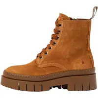 Art para mulher. 11953S155003_023 Botas de couro 1953S Silk Suede Toffee/Amber (41), Plano, 1 a 3cm, Casual, Imitação de couro