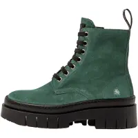 Art para mulher. 11953S1UM003_0G3 Botins em pele 1953S Camurça de seda Alpine/Amberes (41), Couro, Plano, 1 a 3cm, Casual, Verde