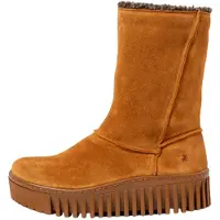 Art para mulher. 115111155003_023 Botins em pele 1511 castanho (40), Couro, Marrom, 3 a 5cm, Zíper, Casual