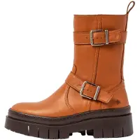 Art para mulher. 119581118003_023 Botins em pele castanha 1958 (41), Couro, Marrom, 3 a 5cm, Zíper, Casual