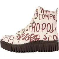 Art para mulher. 11513F1X1003_ESP Botins em pele 1513F branco (36), Tecido, 3 a 5cm, Cordão, Casual