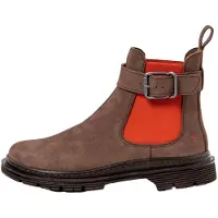 Art para mulher. 1189213D8003_012 Botins em pele 1892 castanho (38), Couro, Marrom, Plano, Nenhum, Casual