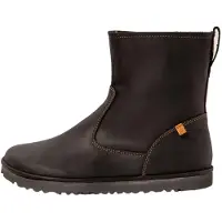 El naturalista para mulher. 253751101005_001 Botas de couro Arizona pretas (39), Preto, Plano, Cordão, Casual