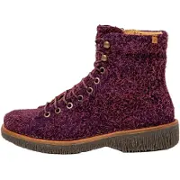 El naturalista para mulher. 25572PER0005_008 Botins em pele N5572P Rosa vulcão (39), Couro, Plano, Zíper, Casual