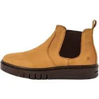 Art unisex. 1178911F3003_024 Botins em pele 1789 Belleville amarelo (44), Couro, Plano, Nenhum, Casual