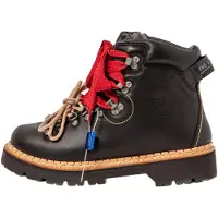 Art unisex. 100301101603_001 Botas de couro 0030 Air Alpine preto (44), Plano, Cordão, Casual