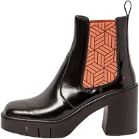Art para mulher. 1198311EU003_0MU Botas de couro 1983 Berna Borgonha (40), Preto, 8 a 10cm, Nenhum, Casual