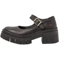 Art para mulher. 113731101003_001 Saltos altos pretos (38), Couro, 3 a 5cm, Fivela, Casual