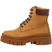 Art para mulher. 1196711ZM003_024 Botins em pele 1967 Amberes castanho (37), Couro, Marrom, Plano, 1 a 3cm, Zíper, Casual