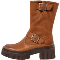 Art para mulher. 113971123003_023 Botas de couro 1397 York castanho (40), Marrom, 3 a 5cm, Zíper, Casual