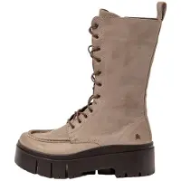 Art para mulher. 1176812EW003_039 Botas de couro 1768 Leeds cinzento (40), 3 a 5cm, Zíper, Casual, Cinza