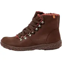 El naturalista para mulher. 254561112005_012 Botins em pele castanha N5456 (37), Couro, Marrom, Plano, Cordão, Casual