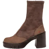 Art para mulher. 119731212003_012 Botins 1973 Berna castanho (40), Marrom, 5 a 8cm, Zíper, Casual