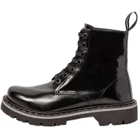 Art unisex. 111661401003_001 Botas de couro 1166 Marina preto (44), Plano, Cordão, Casual