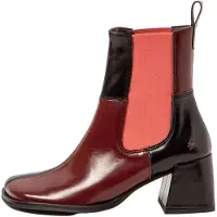 Art para mulher. 1170711PD003_008 Botas de couro 1707 Verona castanho (42), Vermelho, 3 a 5cm, Nenhum, Casual, Grená