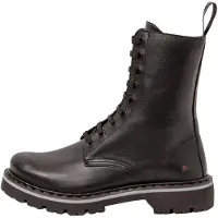 Art unisex. 111671301003_001 Botas de couro 1167 Marina preto (40), Plano, Zíper, Casual