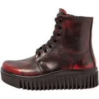 Art para mulher. 1151713F4003_008 Botas de couro 1517 Brighton Borgonha (42), 3 a 5cm, Zíper, Casual