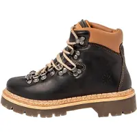 Art unisex. 109035010603_001 Botas de couro 0903 Arizona preto (38), Plano, Cordão, Casual