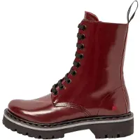 Art unisex. 111671167003_008 Botas de couro 1167 Marina Borgonha (38), Plano, Zíper, Casual
