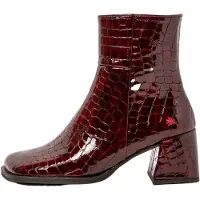 Art para mulher. 117061267003_008 1706 Verona botins em pele cor de vinho cor de vinho (39), Couro, 5 a 8cm, Zíper, Casual, Borgonha