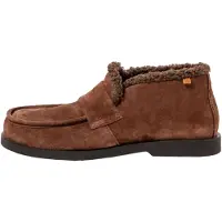 El naturalista para mulher. 2587812FQ005_012 Botins em pele castanha N5878 (40), Couro, Marrom, Plano, Nenhum, Casual