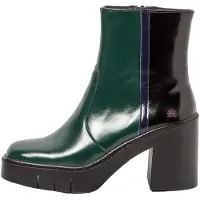 Art para mulher. 1197413XY003_0MU Botins 1974 Berna verde (37), Couro, 8 a 10cm, Zíper, Casual, Clássico