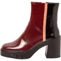 Art para mulher. 1197413EL003_0MU Botas de couro 1974 Berna Borgonha (38), 5 a 8cm, Zíper, Casual