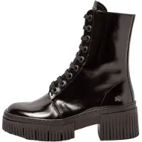 Art para mulher. 113751401003_001 Botas de couro 1375 York preto (38), 3 a 5cm, Zíper, Casual