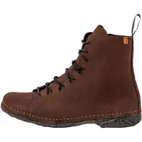 El naturalista para mulher. 2N9091112005_012 Botins em pele N909 Castanho agradável (41), Couro, Marrom, Plano, Nenhum, Casual