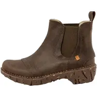 El naturalista para mulher. 2N1583220005_0G3 Botins Arizona em pele verde caqui (41), Couro, 1 a 3cm, Nenhum, Casual
