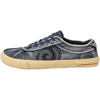 El naturalista unisex. 259531150005_0B0 Sapatos de couro N5953 azul (39), Tecido, Plano, Cordão, Casual