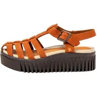 Art para mulher. 1157531GM003_0MU Sandálias de couro 1575 Brighton castanho (41), Marrom, 3 a 5cm, Fivela, Casual